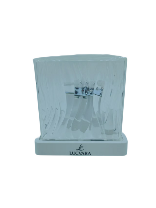 Lucvara 16-Color LED Cube Table Lamp – Remote & Touch Control, USB Powered Mood Light with Crystal Effect, Adjustable Brightness, Atmosphere Night Light for Bedroom, Living Room, or Decor