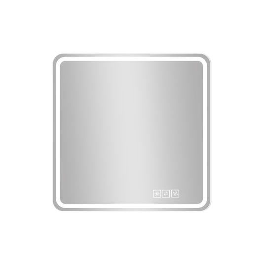 Lucvara 36'' LED Bathroom Mirror – Anti-Fog, Tri-Color Dimmable, Rust-Resistant, Anti-Explosion Glass Wall Mirror