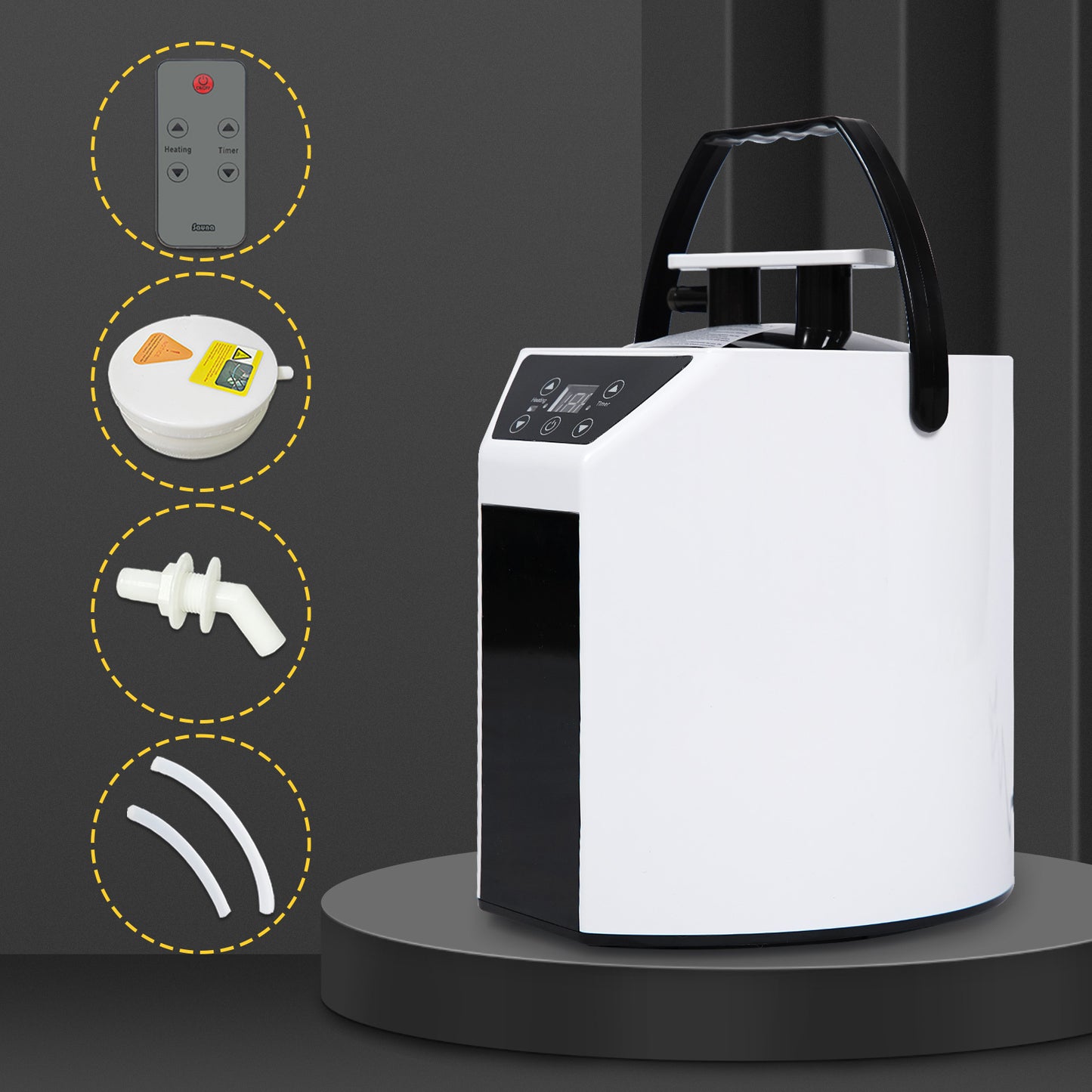 Lucvara Steam Generator for Home Sauna – High-Efficiency Steam Unit for Spa, Therapy, and Relaxation